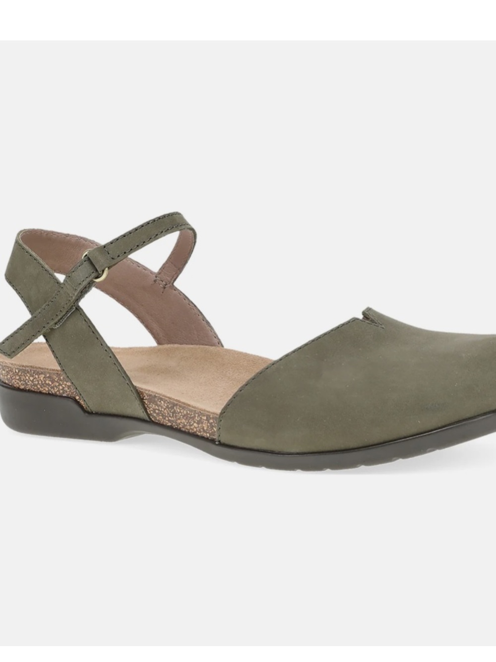 Dansko Army Green Rowan Closed Toe Sandal Size 40 (9.5-10)